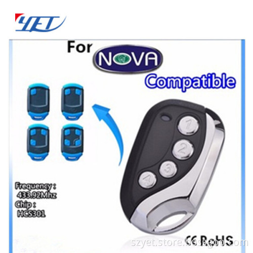 High Quality 1-4 buttons control hoping code remote NOVA